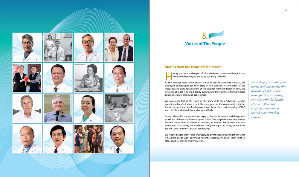 Penang Adventist Hospital 100th Anniversary book