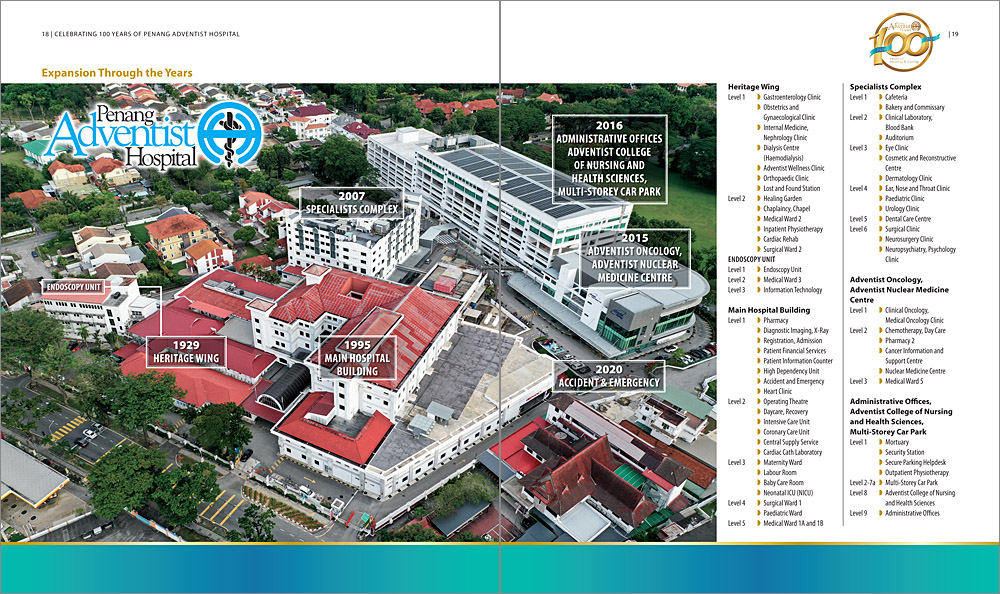 Penang Adventist Hospital 100th Anniversary book