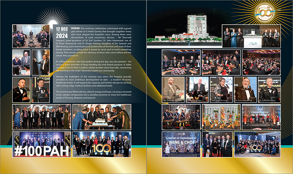 Penang Adventist Hospital 100th Anniversary book