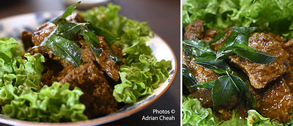 Auntie Gaik Lean - beef rendang; photo © Adrian Cheah